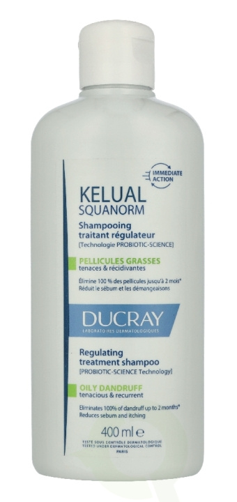 Ducray Kelual Squanorm Shampoo 400 ml ryhmässä KAUNEUS JA TERVEYS / Hiukset &Stailaus / Hiustenhoito / Shampoo @ TP E-commerce Nordic AB (D35955)