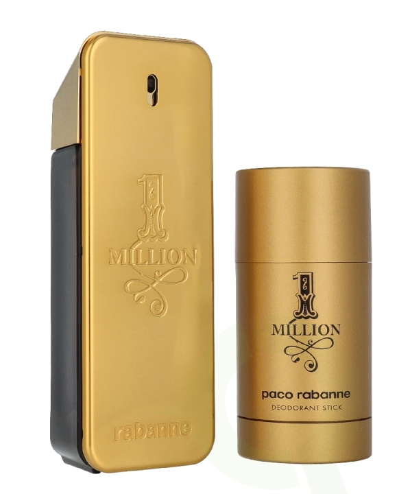 Paco Rabanne 1 Million Giftset 175 ml Edt Spray 100ml/Deodorant Stick 75ml ryhmässä KAUNEUS JA TERVEYS / Tuoksut & Parfyymit / Parfyymit / Miesten Tuoksut @ TP E-commerce Nordic AB (D35961)