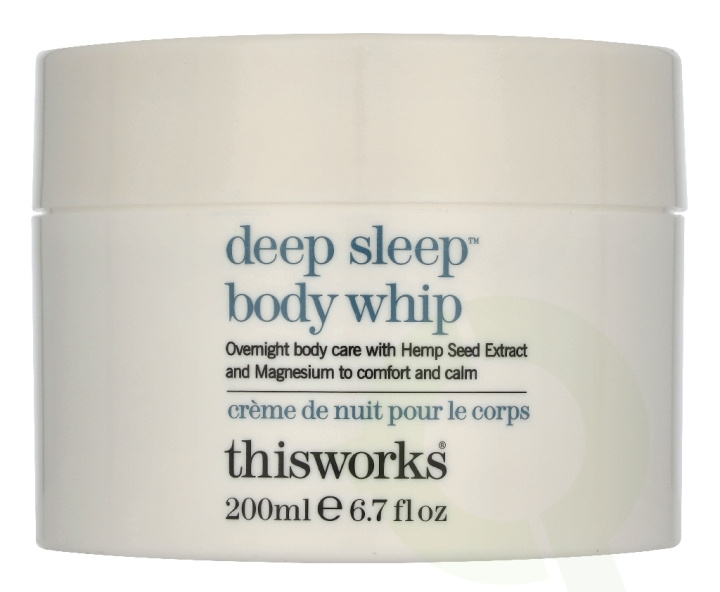 This Works Deep Sleep Body Whip 200 ml ryhmässä KAUNEUS JA TERVEYS / Ihonhoito / Kasvot / Yövoide @ TP E-commerce Nordic AB (D35962)