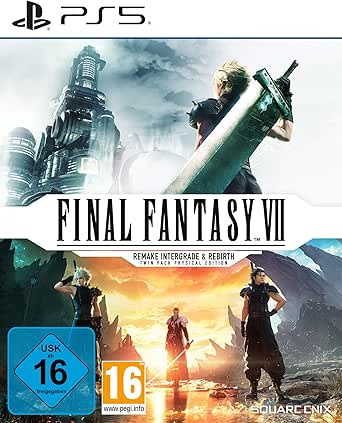 Final Fantasy VII (7) Remake Intergrade and Final Final Fantasy VII Rebirth twin pack (PS5) ryhmässä KODINELEKTRONIIKKA / Pelikonsolit & Tarvikkeet / Sony PlayStation 5 / Peli @ TP E-commerce Nordic AB (D36015)