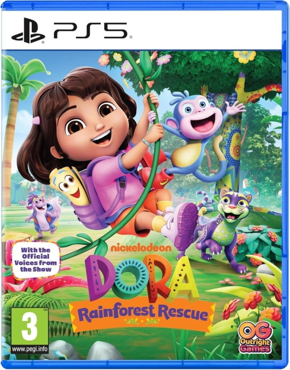 Dora: Rainforest Rescue (PS5) ryhmässä KODINELEKTRONIIKKA / Pelikonsolit & Tarvikkeet / Sony PlayStation 5 / Peli @ TP E-commerce Nordic AB (D36129)