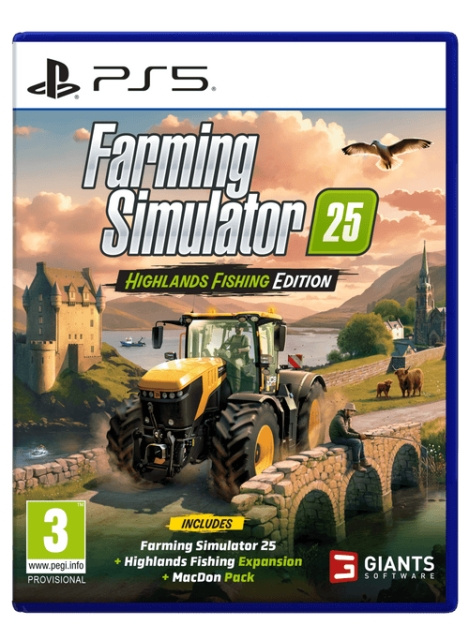 Farming Simulator 25: Highlands Fishing Edition (PS5) ryhmässä KODINELEKTRONIIKKA / Pelikonsolit & Tarvikkeet / Sony PlayStation 5 / Peli @ TP E-commerce Nordic AB (D36186)