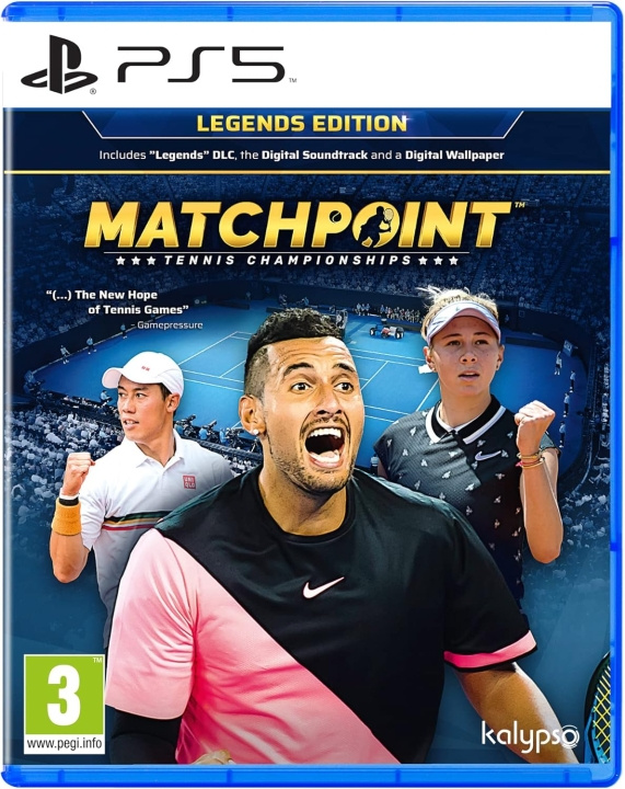 Matchpoint: Tennis Championships - Legends Edition (FR/Multi in game) (PS5) ryhmässä KODINELEKTRONIIKKA / Pelikonsolit & Tarvikkeet / Sony PlayStation 5 / Peli @ TP E-commerce Nordic AB (D36234)