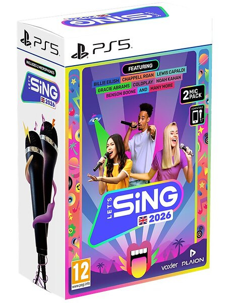 Let\'s Sing 2026 (2-mic) (PS5) ryhmässä KODINELEKTRONIIKKA / Pelikonsolit & Tarvikkeet / Sony PlayStation 5 / Peli @ TP E-commerce Nordic AB (D36256)