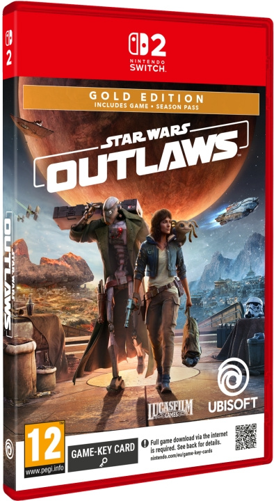 Ubisoft Star Wars Outlaws (Gold Edition) ryhmässä KODINELEKTRONIIKKA / Pelikonsolit & Tarvikkeet / Nintendo Switch 2 / Pelit @ TP E-commerce Nordic AB (D36367)