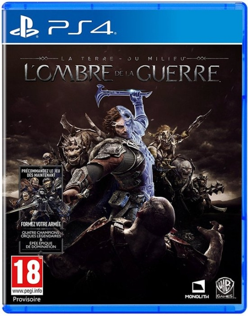 WARNER HOME VIDEO Middle-Earth: Shadow Of War ryhmässä KODINELEKTRONIIKKA / Pelikonsolit & Tarvikkeet / Sony PlayStation 4 / Peli @ TP E-commerce Nordic AB (D36444)