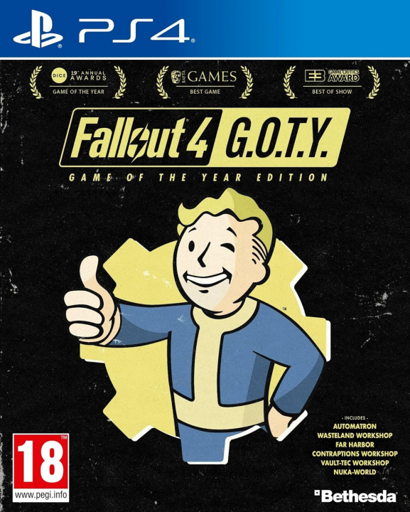 Bethesda Fallout 4 (Game of the Year Edition) ryhmässä KODINELEKTRONIIKKA / Pelikonsolit & Tarvikkeet / Sony PlayStation 4 / Peli @ TP E-commerce Nordic AB (D36540)