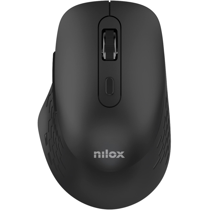 Nilox Trådlös mus Dual Mode (BT + 2,4 GHz) Silent Svart ryhmässä TIETOKOONET & TARVIKKEET / Hiiret & Näppäimistöt / Hiiret @ TP E-commerce Nordic AB (D36557)