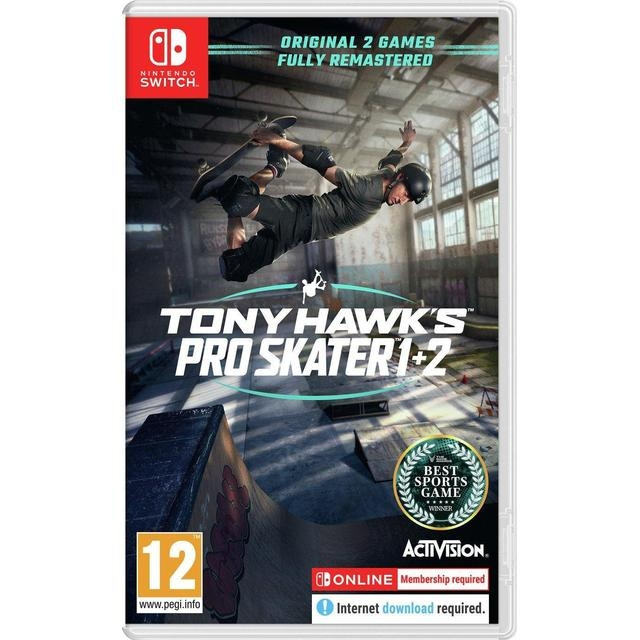 Tony Hawk\'s Pro Skater 1+2 (Switch) ryhmässä KODINELEKTRONIIKKA / Pelikonsolit & Tarvikkeet / Nintendo Switch / Pelit @ TP E-commerce Nordic AB (D36610)