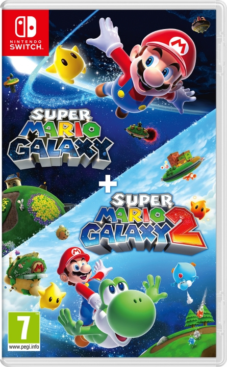 Super Mario Galaxy and Super Mario Galaxy 2 (Switch) ryhmässä KODINELEKTRONIIKKA / Pelikonsolit & Tarvikkeet / Nintendo Switch / Pelit @ TP E-commerce Nordic AB (D36684)