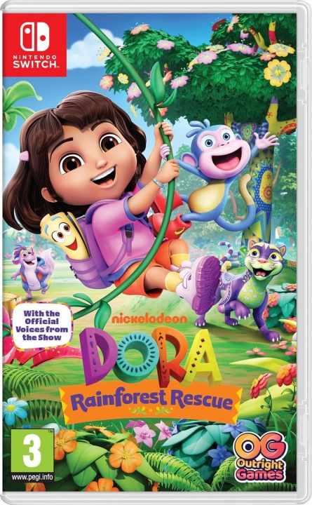Dora: Rainforest Rescue (Switch) ryhmässä KODINELEKTRONIIKKA / Pelikonsolit & Tarvikkeet / Nintendo Switch / Pelit @ TP E-commerce Nordic AB (D36726)