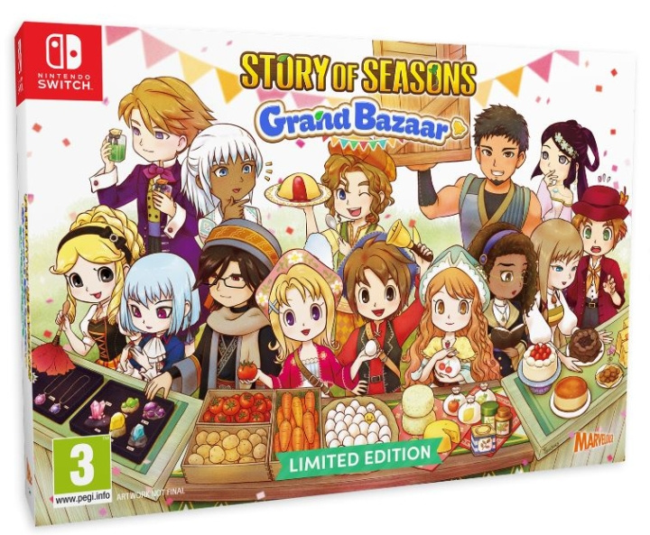 Story of Seasons: Grand Bazaar (Limited Edition) (Switch) ryhmässä KODINELEKTRONIIKKA / Pelikonsolit & Tarvikkeet / Nintendo Switch / Pelit @ TP E-commerce Nordic AB (D36932)