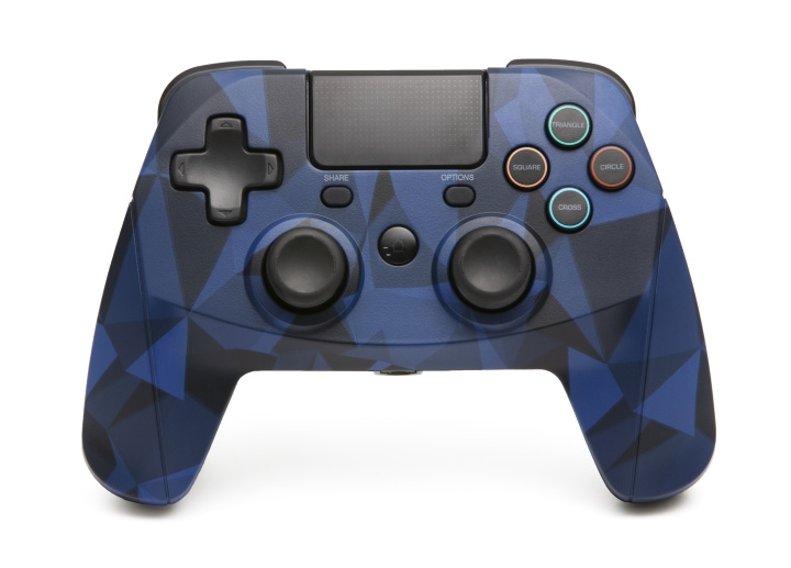 Snakebyte PS4 Gamepad 4 S Wireless (Camo Blue) ryhmässä KODINELEKTRONIIKKA / Pelikonsolit & Tarvikkeet / Sony PlayStation 4 / Tarvikkeet @ TP E-commerce Nordic AB (D36967)