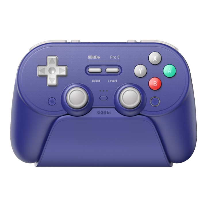 8Bitdo Pro 3 Bluetooth-peliohjain – violetti ryhmässä KODINELEKTRONIIKKA / Pelikonsolit & Tarvikkeet @ TP E-commerce Nordic AB (D37002)