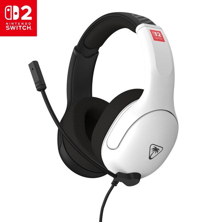 Turtle Beach Airlite Fit -kuulokkeet, musta ja valkoinen – Nintendo Switch 2 ryhmässä KODINELEKTRONIIKKA / Pelikonsolit & Tarvikkeet / Nintendo Switch 2 / Tarvikkeet @ TP E-commerce Nordic AB (D37011)