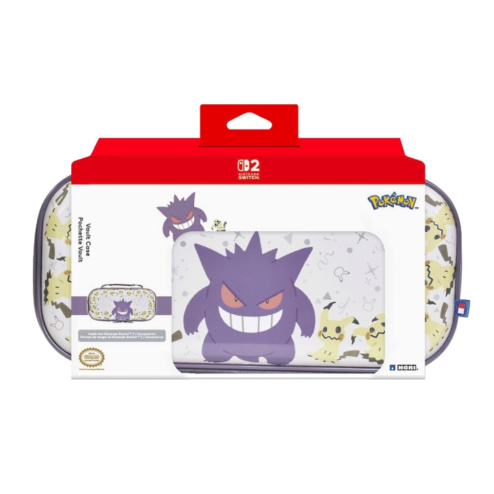 Hori Vault-kotelo Switch 2:lle – Gengar & Mimikyu – violetti ryhmässä KODINELEKTRONIIKKA / Pelikonsolit & Tarvikkeet / Nintendo Switch 2 @ TP E-commerce Nordic AB (D37036)