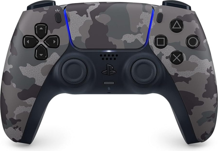 Sony Playstation 5 Dualsense -ohjain – harmaa camo ryhmässä KODINELEKTRONIIKKA / Pelikonsolit & Tarvikkeet / Sony PlayStation 5 / Tarvikkeet @ TP E-commerce Nordic AB (D37081)