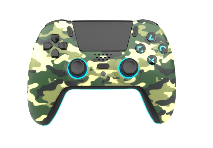 Freaks and Geeks Langaton Bluetooth-ohjain PS5:lle – LED – vihreä camo ryhmässä KODINELEKTRONIIKKA / Pelikonsolit & Tarvikkeet / Sony PlayStation 5 @ TP E-commerce Nordic AB (D37108)