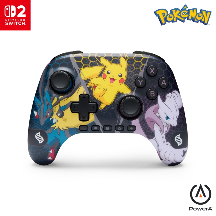 PowerA Advantage Wireless Controller - Nintendo Switch 2 - Pokémon: Mega Evolutions ryhmässä KODINELEKTRONIIKKA / Pelikonsolit & Tarvikkeet / Nintendo Switch 2 / Tarvikkeet @ TP E-commerce Nordic AB (D37169)