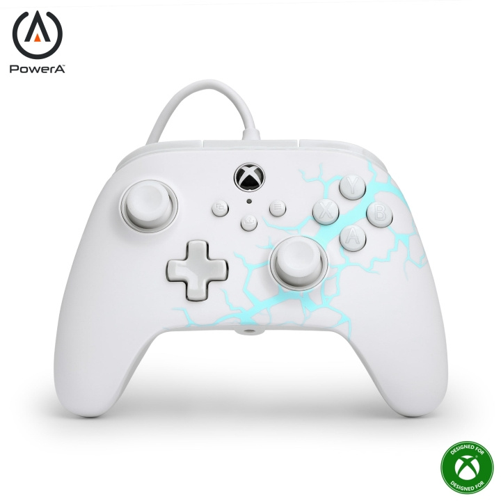 PowerA Advantage-langallinen ohjain – Arctic Ice ryhmässä KODINELEKTRONIIKKA / Pelikonsolit & Tarvikkeet / Xbox Series X / Tarvikkeet @ TP E-commerce Nordic AB (D37170)