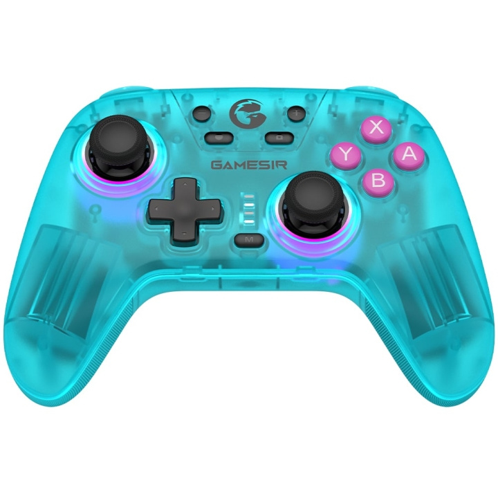 GameSir Nova HD Multiplatform Gamepad (Hall-Effect Sticks) - Neon Teal ryhmässä KODINELEKTRONIIKKA / Pelikonsolit & Tarvikkeet / Nintendo Switch @ TP E-commerce Nordic AB (D37191)