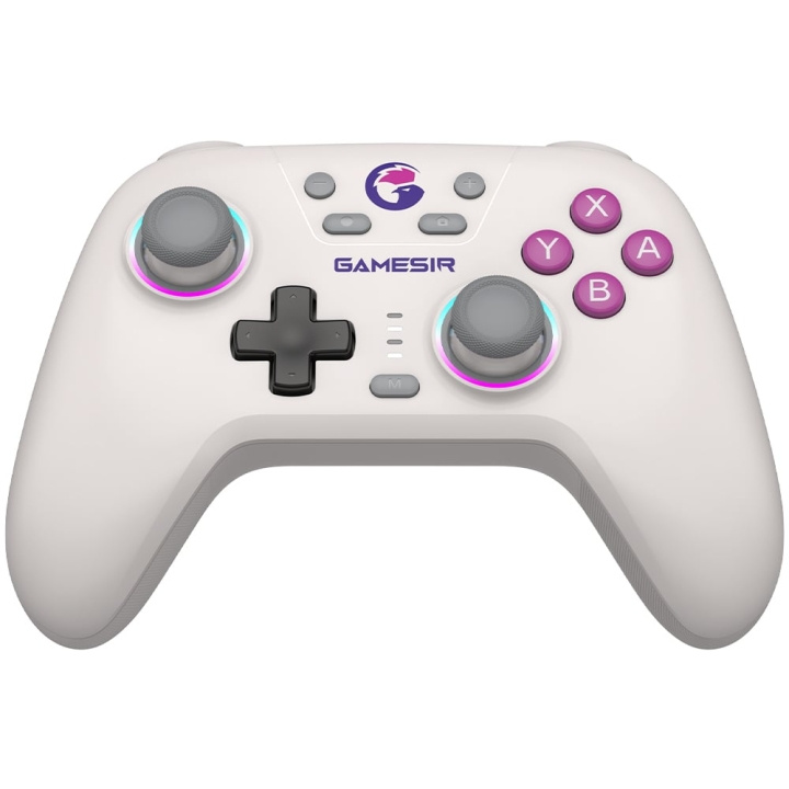 GameSir Nova HD Multiplatform Gamepad (Hall-Effect Sticks) - Retro White ryhmässä KODINELEKTRONIIKKA / Pelikonsolit & Tarvikkeet / Nintendo Switch @ TP E-commerce Nordic AB (D37193)