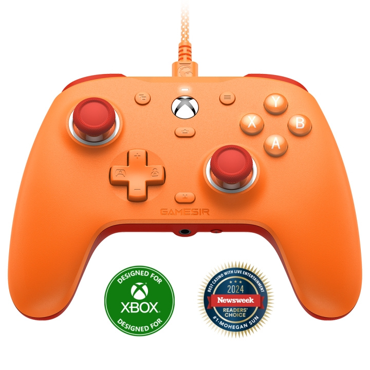 GameSir G7 SE Multiplatform Gamepad (Hall-Effect Sticks) - Vibrant Orange ryhmässä KODINELEKTRONIIKKA / Pelikonsolit & Tarvikkeet / Xbox Series X @ TP E-commerce Nordic AB (D37205)