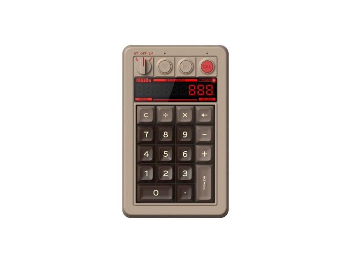 8BitDo - Mekaaninen numeronäppäimistö - C64 Edition ryhmässä TIETOKOONET & TARVIKKEET / GAMING / Näppäimistöt @ TP E-commerce Nordic AB (D37222)