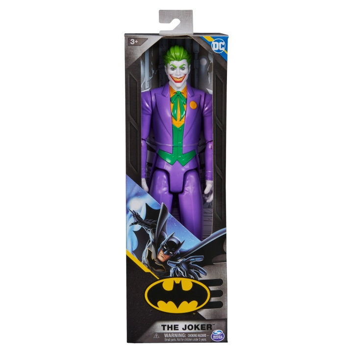 BATMAN 30 cm:n figuuri – Jokeri S1V1 (6073652) ryhmässä LELUT, TUOTTEET LAPSILLE JA VAUVOILLE / Leikkikalut, Askartelu &Pelit / Figuurit, miniatyyrit ja tarvikkeet @ TP E-commerce Nordic AB (D37237)