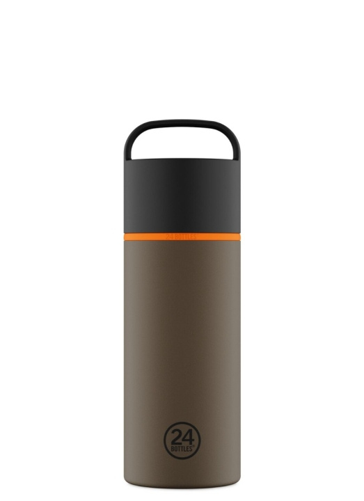 24Bottles Spin Bottle - Mocha - 730 ml ryhmässä URHEILU, VAPAA-AIKA JA HARRASTUS / Ulkoilu / Termos- ja vesipullot @ TP E-commerce Nordic AB (D37341)