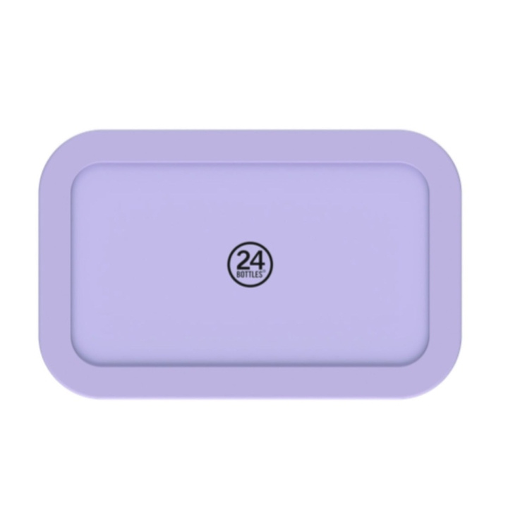 24Bottles Snackbox Erica – Lilla – Kompakti ryhmässä KOTI, TALOUS JA PUUTARHA / Keittiövälineet / Lounaslaatikot & Ruokasäiliö @ TP E-commerce Nordic AB (D37358)
