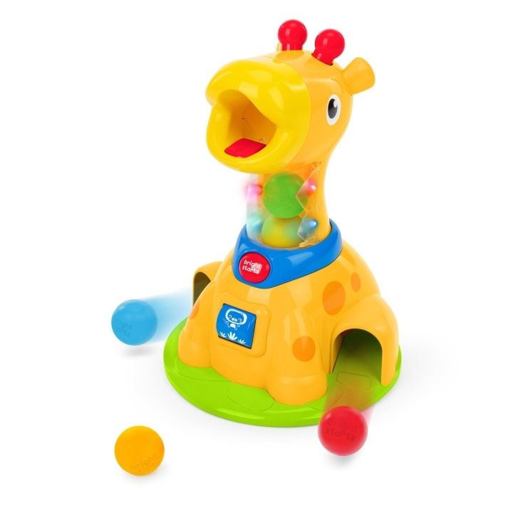 Bright Starts Spinnin\' Spots Giraffe™ -palloleikkilelu – (BS-17410) ryhmässä LELUT, TUOTTEET LAPSILLE JA VAUVOILLE / Lelut vauvoille (0-3v) / Toiminnalliset lelut @ TP E-commerce Nordic AB (D37401)