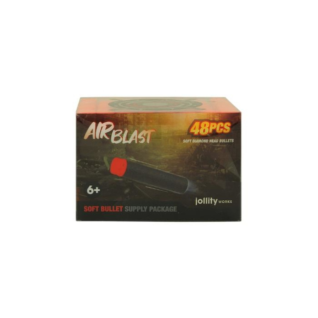 AIRBLAST Softbullet-pakkaus (11364) ryhmässä LELUT, TUOTTEET LAPSILLE JA VAUVOILLE / Leikkikalut, Askartelu &Pelit / Toimintapeli @ TP E-commerce Nordic AB (D37437)