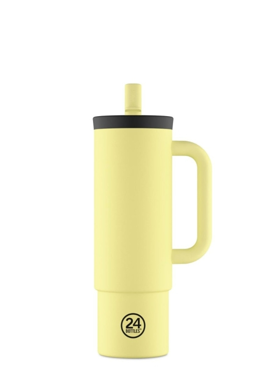 24Bottles Straw Cup - Citrus - 800 ml ryhmässä URHEILU, VAPAA-AIKA JA HARRASTUS / Ulkoilu / Termos- ja vesipullot @ TP E-commerce Nordic AB (D37459)