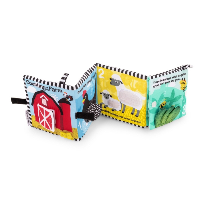 Baby Einstein Counting at the Farm™ -pehmokirja (BE-17303) ryhmässä LELUT, TUOTTEET LAPSILLE JA VAUVOILLE / Lelut vauvoille (0-3v) / Toiminnalliset lelut @ TP E-commerce Nordic AB (D37473)
