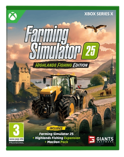 Farming Simulator 25: Highlands Fishing Edition (XSeriesX) ryhmässä KODINELEKTRONIIKKA / Pelikonsolit & Tarvikkeet / Xbox Series X / Peli @ TP E-commerce Nordic AB (D37538)
