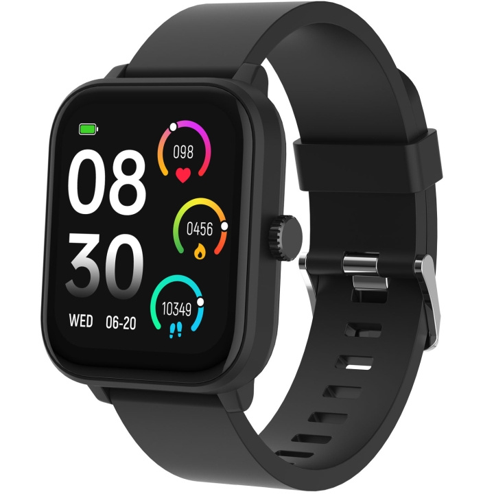 Denver SmartWatch GPS IP68 Hälsokoll SWG-155B Svart ryhmässä URHEILU, VAPAA-AIKA JA HARRASTUS / Urheilu- ja sykekellot / Älykellot @ TP E-commerce Nordic AB (D37569)