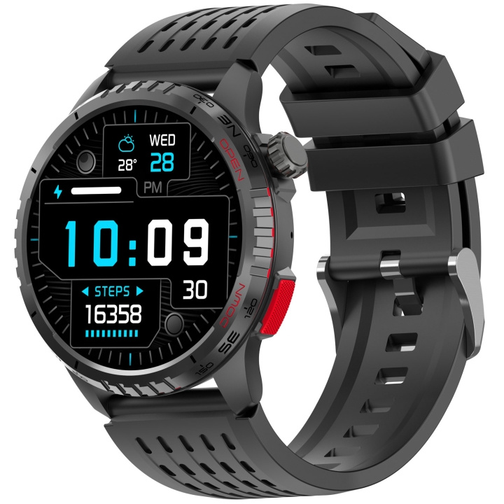 Denver SmartWatch GPS AMOLED Hälsokoll SWG-345B Svart ryhmässä URHEILU, VAPAA-AIKA JA HARRASTUS / Urheilu- ja sykekellot / Älykellot @ TP E-commerce Nordic AB (D37571)