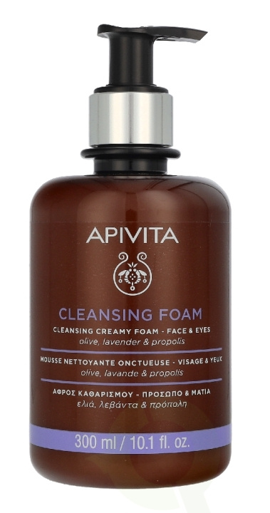 Apivita Face & Eye Foam Cleanser 300 ml ryhmässä KAUNEUS JA TERVEYS / Ihonhoito / Kasvot / Puhdistus @ TP E-commerce Nordic AB (D37608)