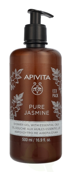 Apivita Pure Jasmine Moisturizing Shower Gel 500 ml ryhmässä KAUNEUS JA TERVEYS / Ihonhoito / Kehon hoito / Kylpy- ja suihkugeelit @ TP E-commerce Nordic AB (D37616)