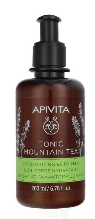 Apivita Tonic Mountain Tea Body Milk 200 ml ryhmässä KAUNEUS JA TERVEYS / Ihonhoito / Kehon hoito / Kylpy- ja suihkugeelit @ TP E-commerce Nordic AB (D37618)