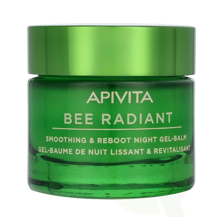 Apivita Bee Radiant Smoothing & Reboot Night Gel-Balm 50 ml ryhmässä KAUNEUS JA TERVEYS / Ihonhoito / Kasvot / Yövoide @ TP E-commerce Nordic AB (D37619)