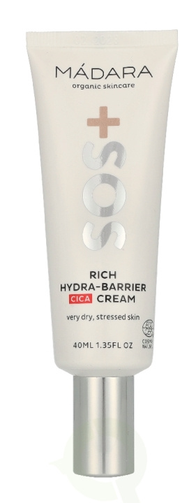 Madara SOS Rich Hydra Barrier Cica Cream 40 ml ryhmässä KAUNEUS JA TERVEYS / Ihonhoito / Kasvot / Päivävoide @ TP E-commerce Nordic AB (D37636)