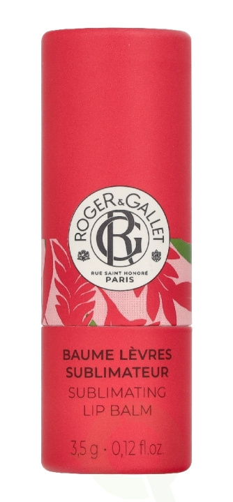 Roger & Gallet Gingembre Rouge Sublimating Lip Balm 3.5 g ryhmässä KAUNEUS JA TERVEYS / Meikit / Huulet / Huulivoide @ TP E-commerce Nordic AB (D37652)