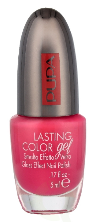 Pupa Milano Pupa Lasting Color Gel Glass Effect Nail Polish 5 ml #128 Spicy Fuschia