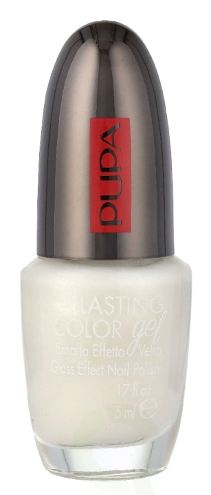 Pupa Milano Pupa Lasting Color Gel Glass Effect Nail Polish 5 ml #113 Silver White ryhmässä KAUNEUS JA TERVEYS / Manikyyri/Pedikyyri / Kynsilakka @ TP E-commerce Nordic AB (D37741)