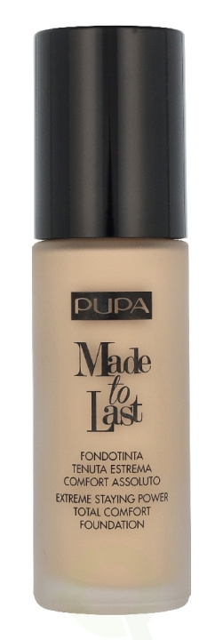 Pupa Milano Pupa Made To Last Total Comfort Foundation SPF10 30 ml #001 Light Ivory ryhmässä KAUNEUS JA TERVEYS / Meikit / Meikit Kasvot / Meikkivoide @ TP E-commerce Nordic AB (D37744)