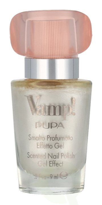 Pupa Milano Pupa Vamp! Scented Nail Polish Gel Effect 9 ml #125 White Snow ryhmässä KAUNEUS JA TERVEYS / Manikyyri/Pedikyyri / Kynsilakka @ TP E-commerce Nordic AB (D37749)
