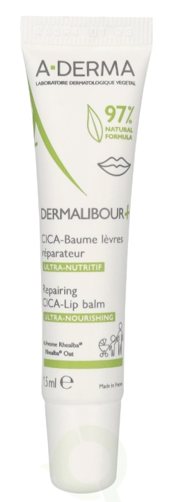 A-Derma Dermalibour+ Repairing Cica-Lip Balm 15 ml ryhmässä KAUNEUS JA TERVEYS / Meikit / Huulet / Huulivoide @ TP E-commerce Nordic AB (D37788)