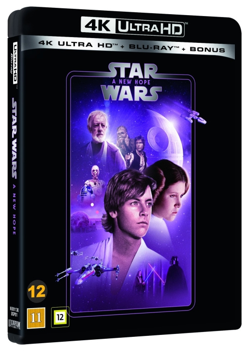 Star Wars : Episode 4 - A NEW HOPE - 3-disc (4K UHD + BD) (Blu-ray) ryhmässä KODINELEKTRONIIKKA / Ääni & Kuva / TV & Tarvikkeet / Elokuvat / Blu-ray @ TP E-commerce Nordic AB (D37844)
